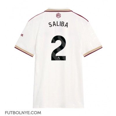 Camiseta Arsenal William Saliba #2 Tercera Equipación para mujer 2025-26 manga corta Camiseta Arsenal William Saliba #2 Tercera Equipación para mujer 2025-26 manga corta